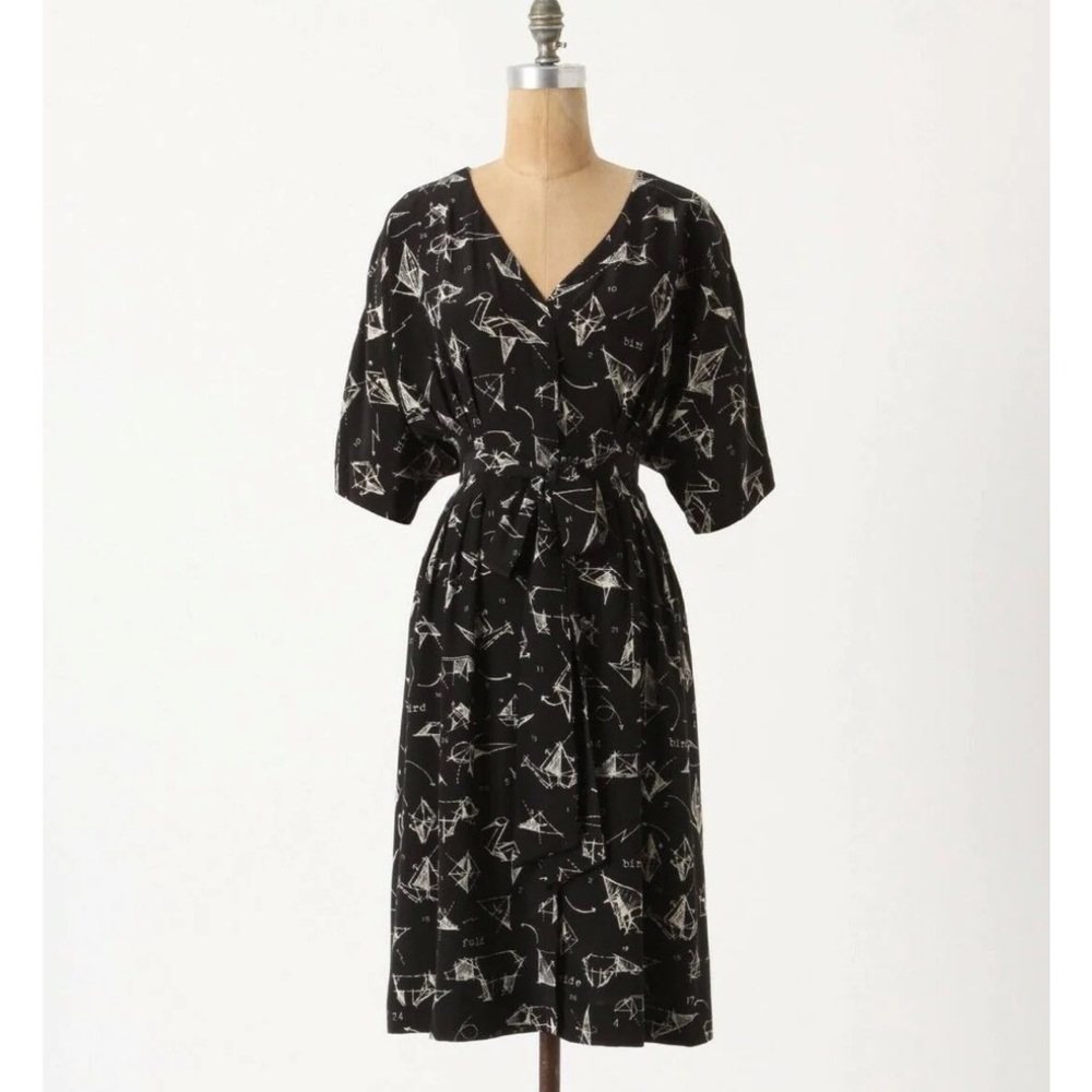 Rare Anthropologie Moulinette Soeurs Origami Dress